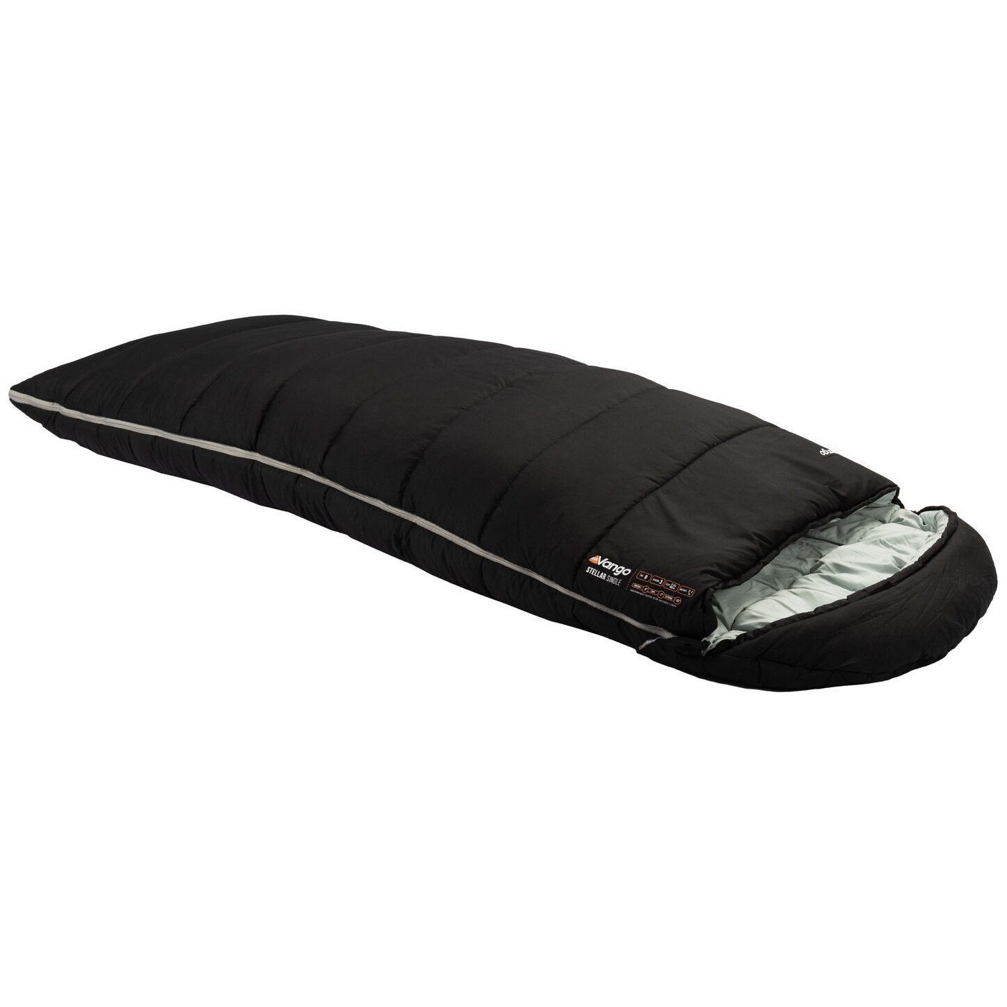 Třísezónní spacák Vango Stellar Single Barva: černá