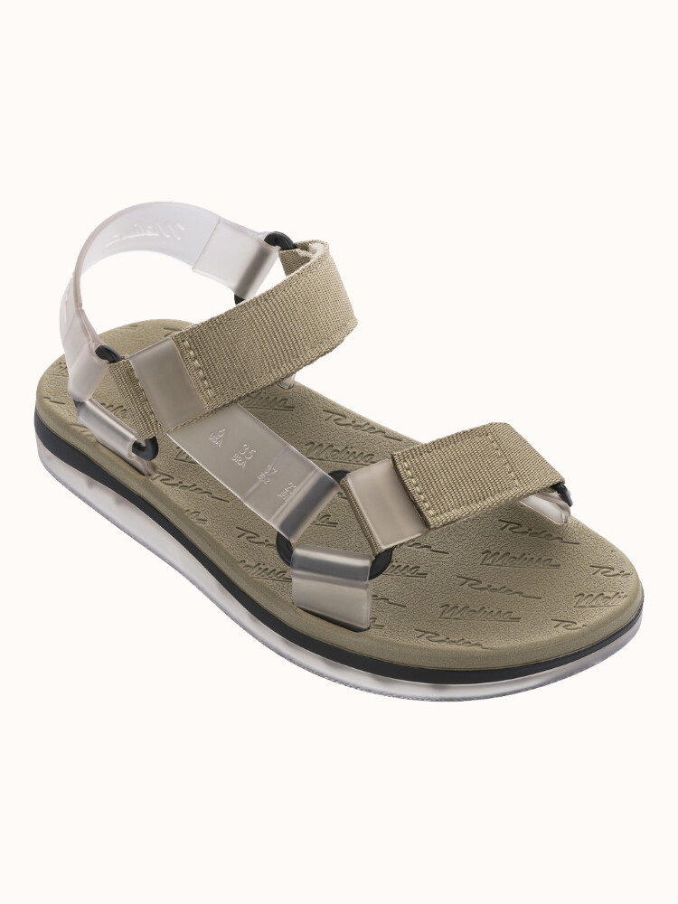 Melissa Papete + Rider Ad Beige / Transparent 38