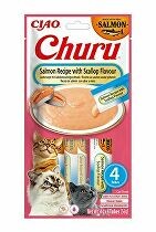 Churu Cat Salmon Recipe with Scallop Flavour 4x14g 10 + 2 ZDARMA