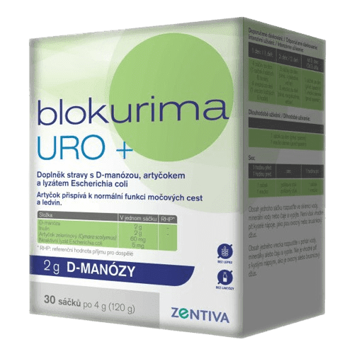 Blokurima URO+ 2g D-manózy sáčky 30x4g