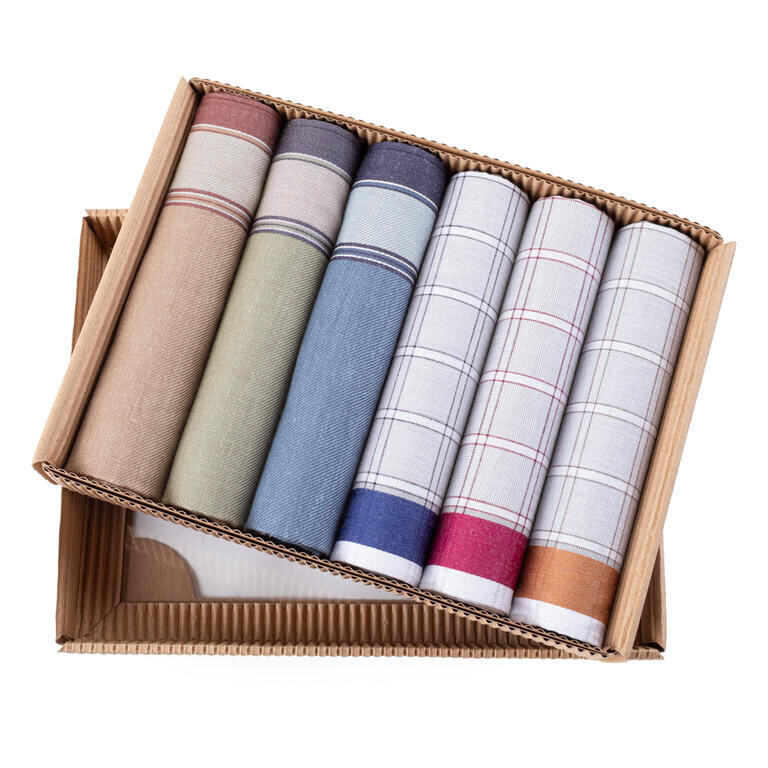 Dárková sada pánských kapesníků QUIDO 6 ks