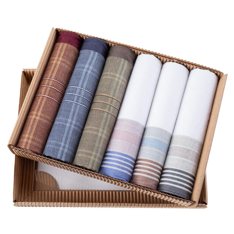 Dárková sada pánských kapesníků FELIX 6 ks