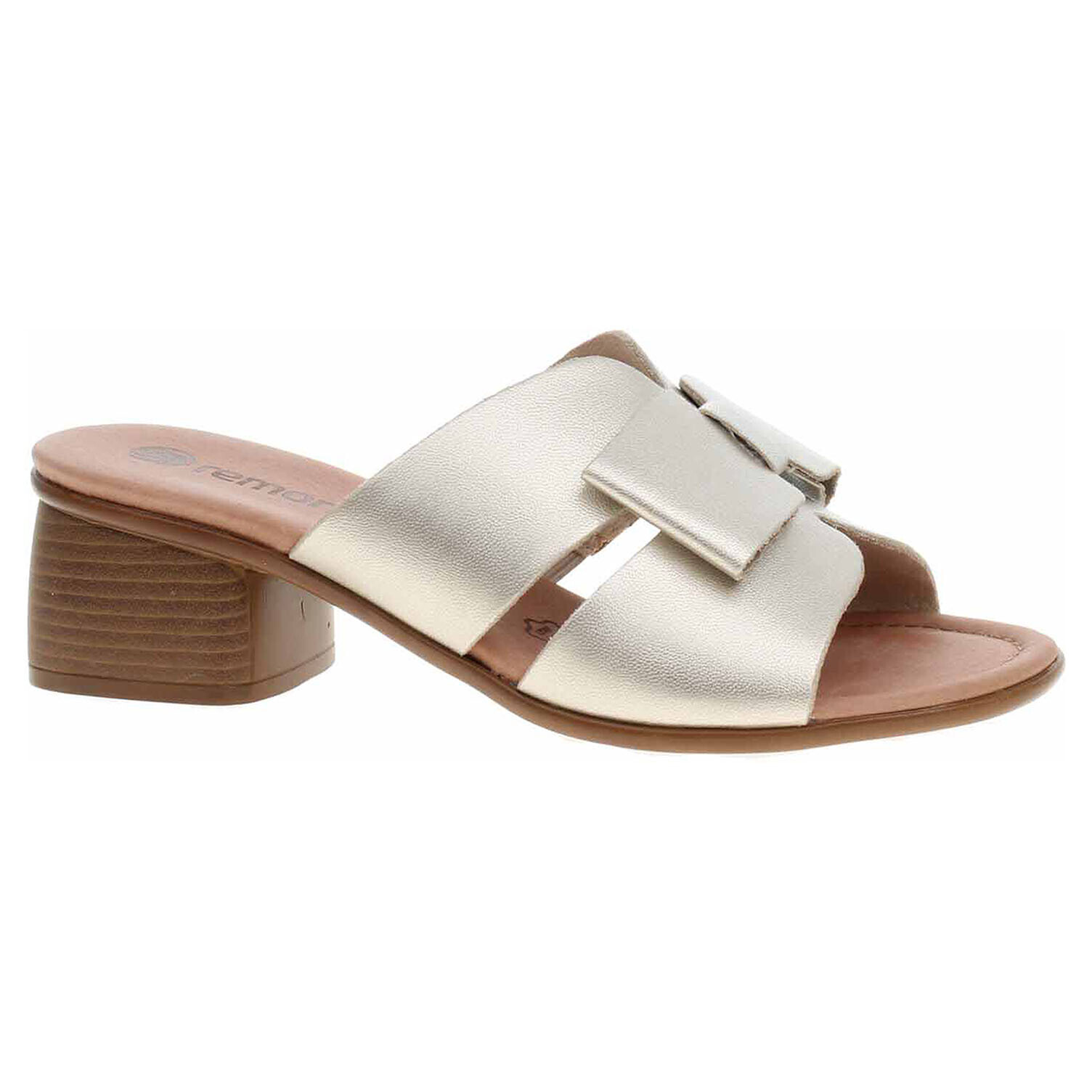 Ecco Dámské pantofle Remonte R8759-90 gold 23601275