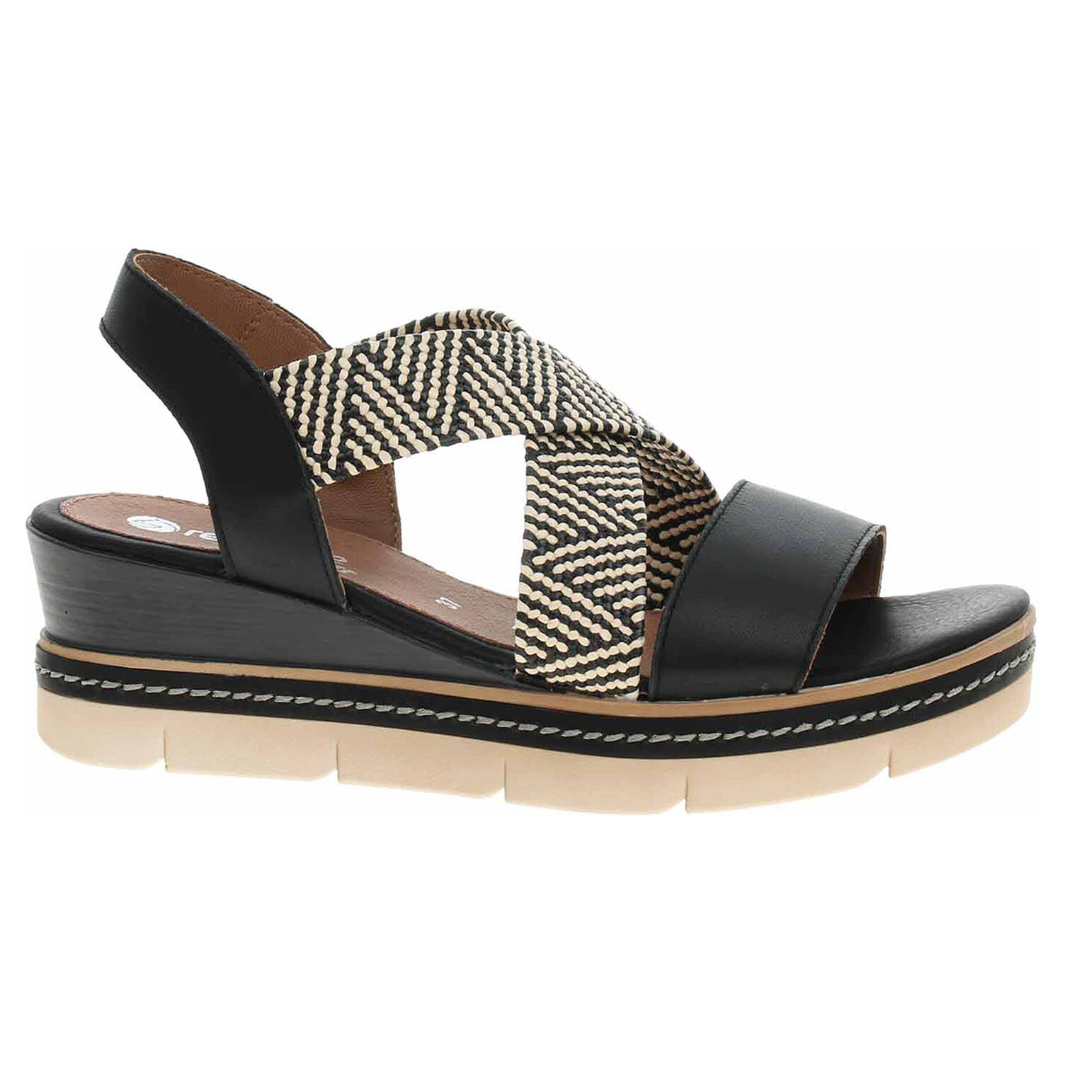 Ecco Dámské sandály Remonte D2L54-03 schwarz kombi 23802010