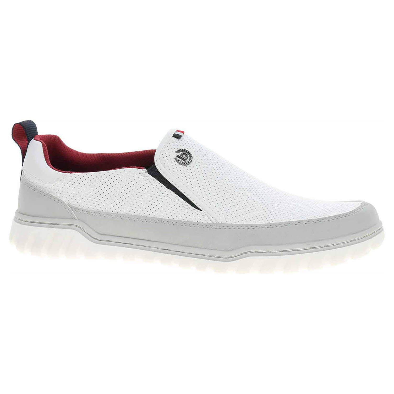 Ecco Pánské mokasiny Bugatti 321-AQW61-5055 white-light grey 24400592