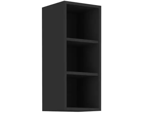 Horní kuchyňský regál Arona, 30 cm, černý