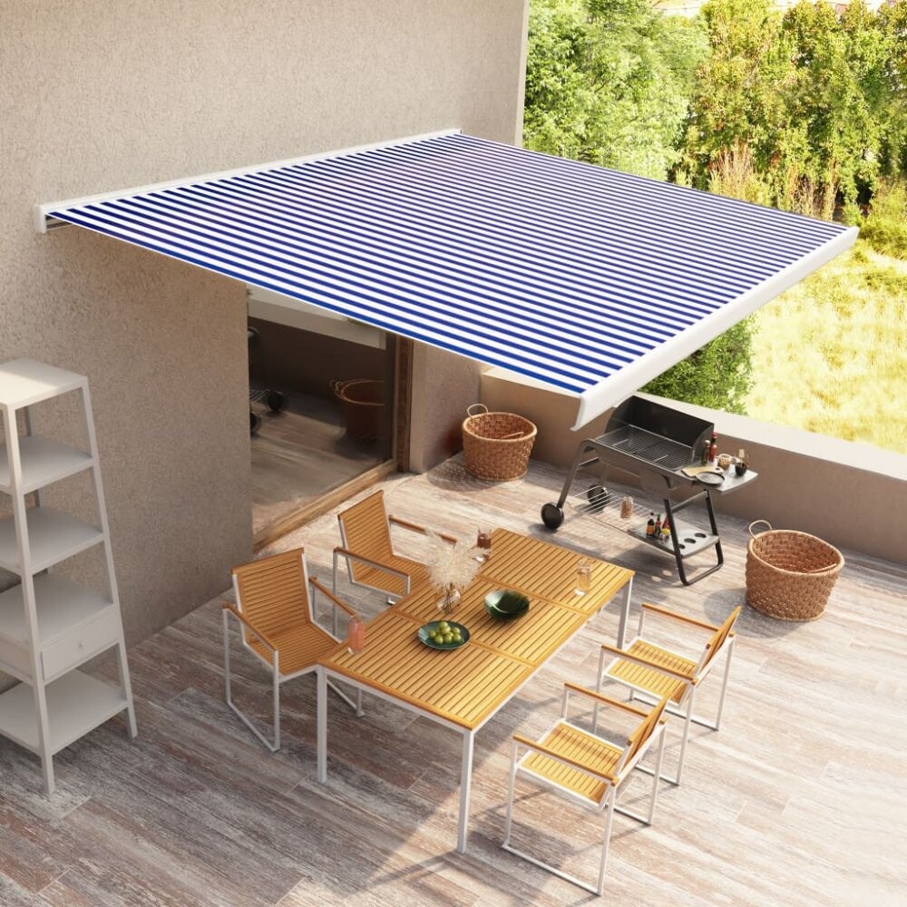 Kazetová markýza s ručním ovládáním 500x300 cm Dekorhome