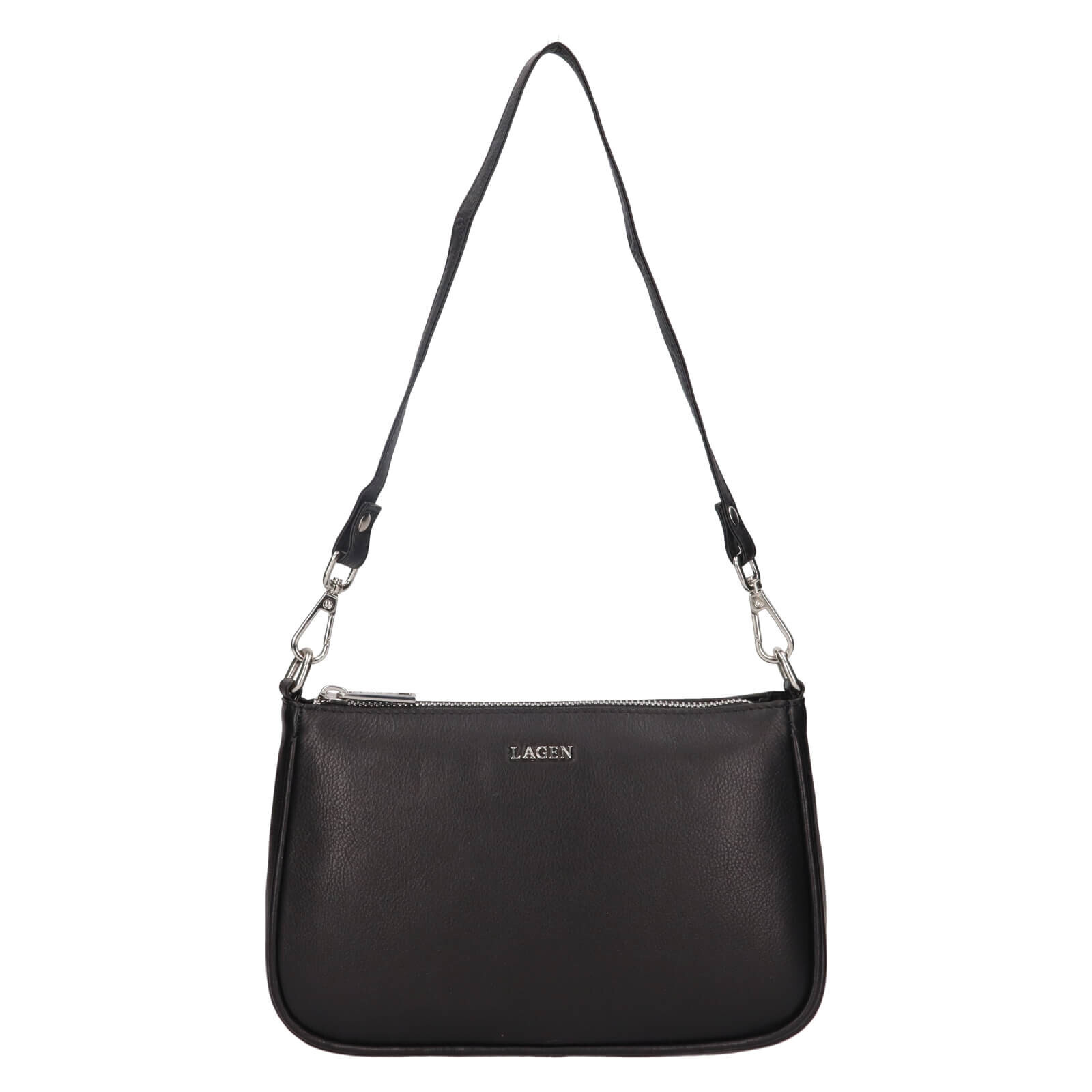Dámská crossbody kabelka Lagen Fialet - černá