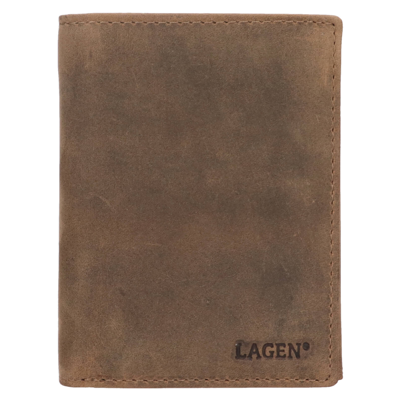 Pánská kožená peněženka Lagen Malom - hnědá