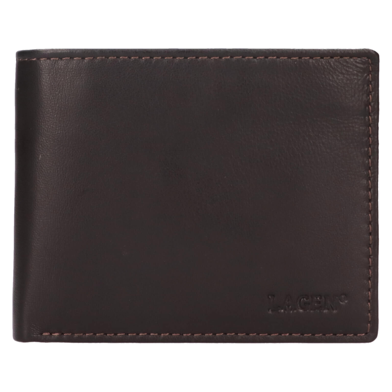 Pánská kožená peněženka Lagen Geatan - hnědá