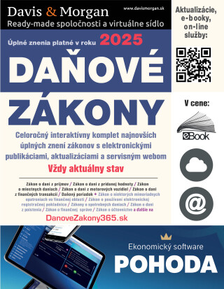 Daňové zákony 2025 SR XXL ProFi - e-kniha