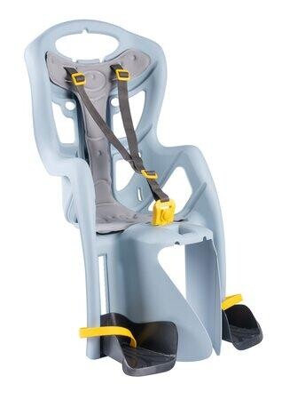 BELLELLI PEPE Dětská sedačka na kolo, upevnění na zadní nosič, modrá