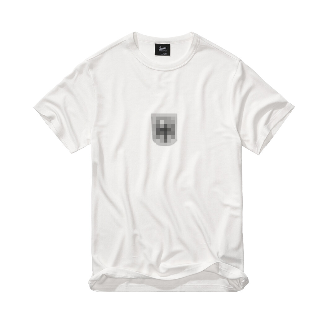 Tričko Brandit BW Sportshirt - bílé, S