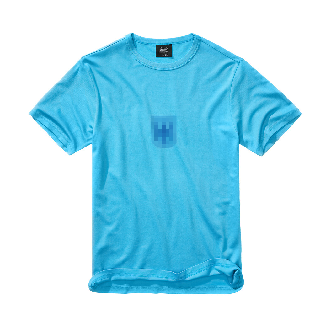 Tričko Brandit BW Sportshirt - světle modré, S