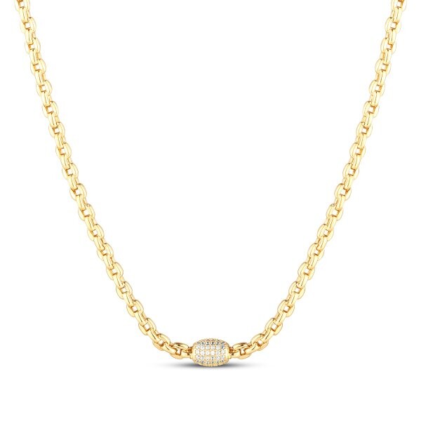 Náhrdelník se syntetickými kameny 276-532-9718 45-10.95g