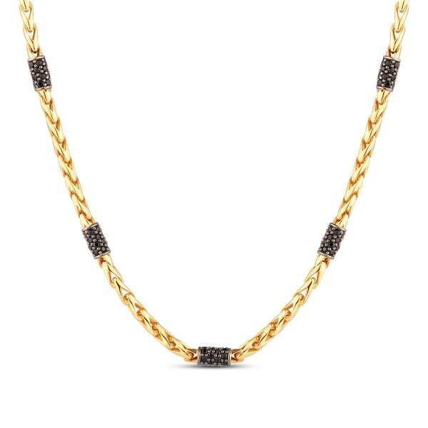 Náhrdelník se syntetickými kameny 276-569-7056 45-14.20g