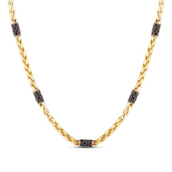 Náhrdelník se syntetickými kameny 276-569-7056 45-14.45g