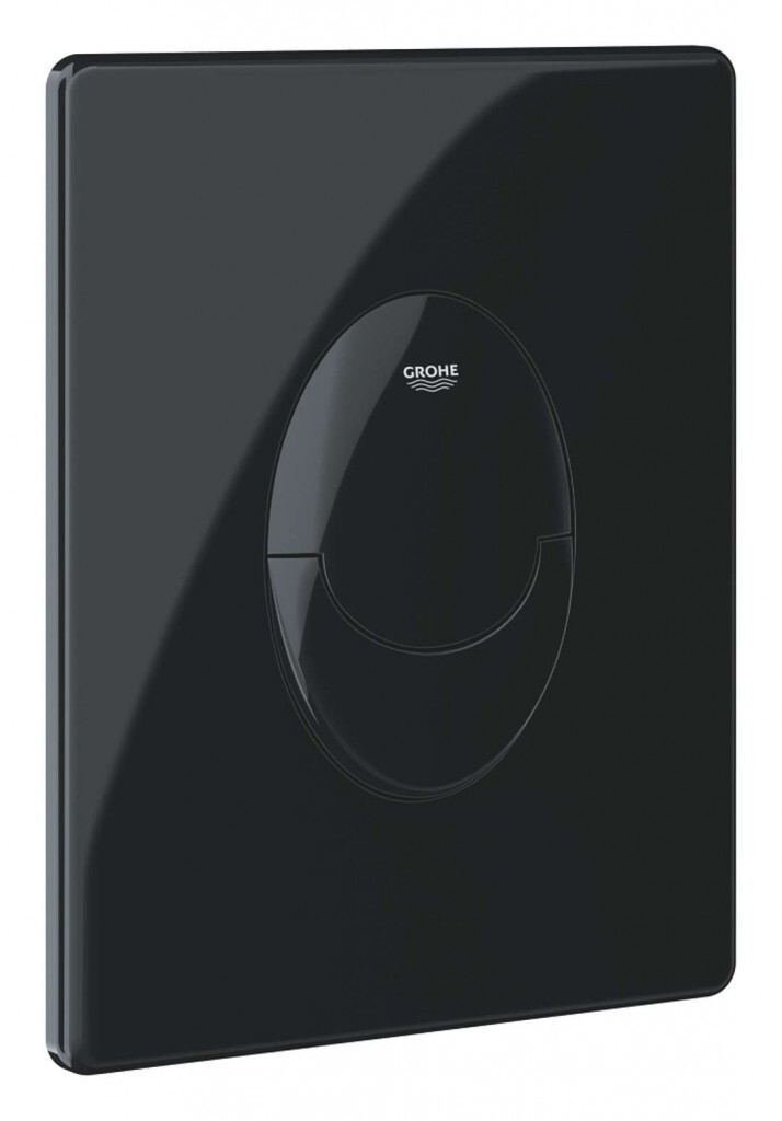 GROHE QuickFix Start Ovládací tlačítko splachování, lesklá černá 38964KV0