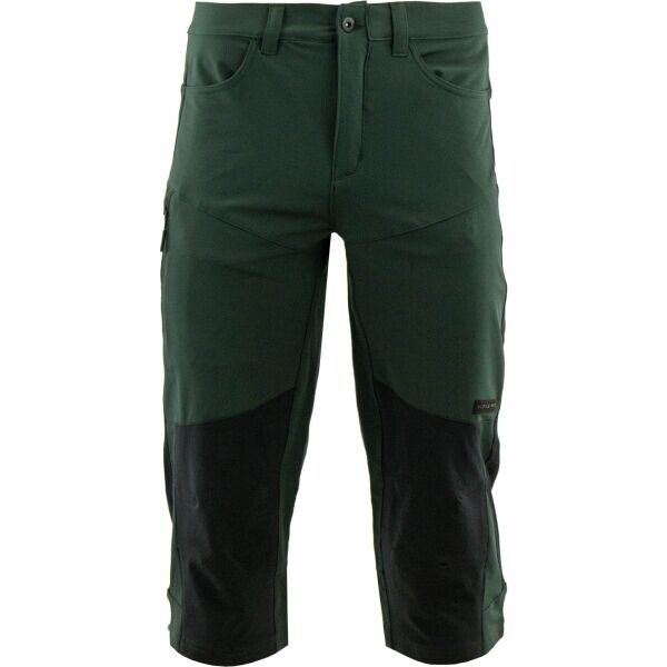 ALPINE PRO HEDAC 3/4 Pánské outdoorové 3/4 kalhoty, tmavě zelená, velikost