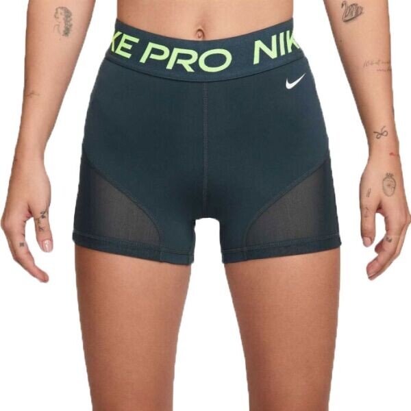 Nike PRO Dámské šortky, tmavě zelená, velikost