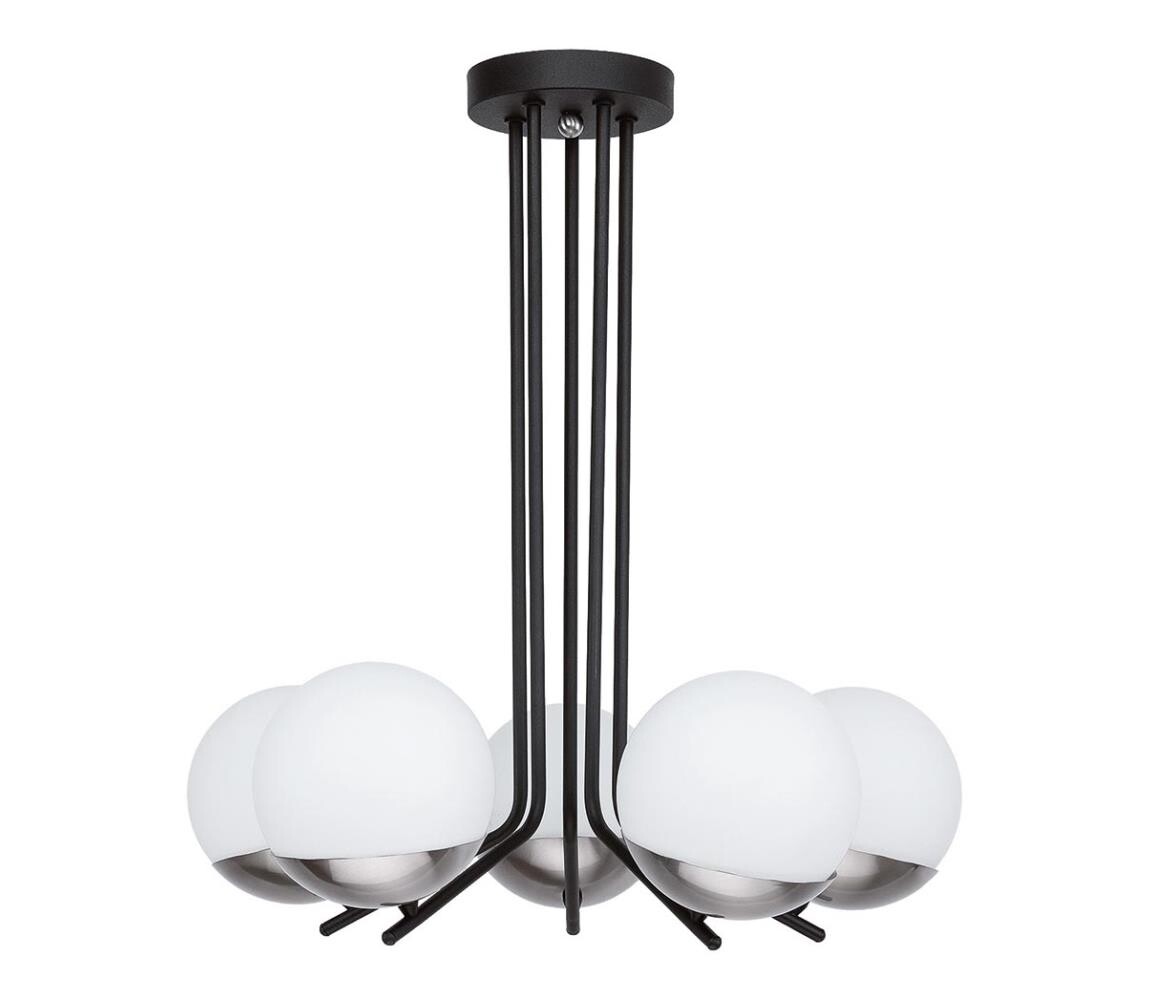 Jupiter Jupiter 1724 - Lustr na tyči SANTA 5xE14/40W/230V chrom