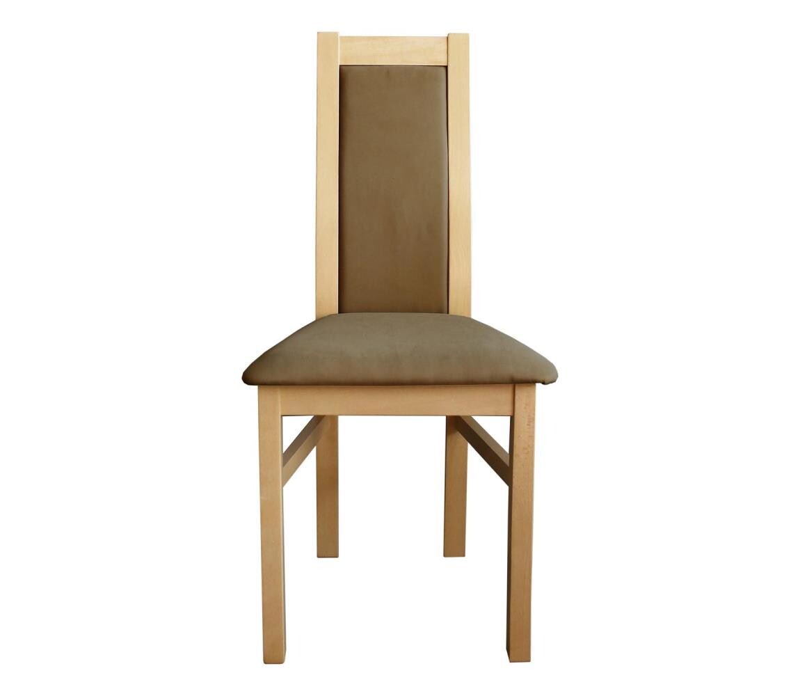 Femix Jídelní židle ZOE buk/hnědá