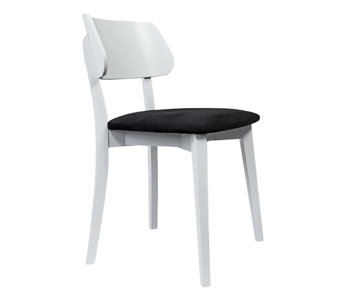 Femix Jídelní židle EZRA bílá/černá