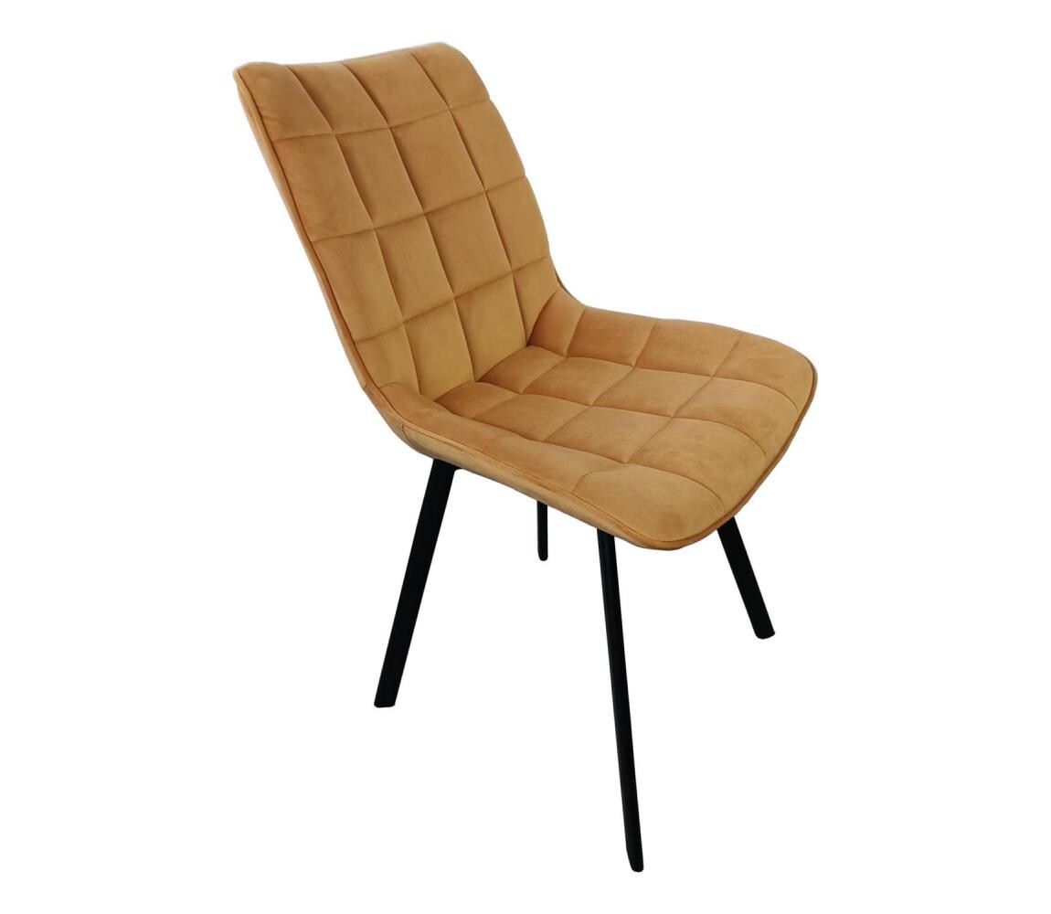 Femix Jídelní židle ADINA žlutá