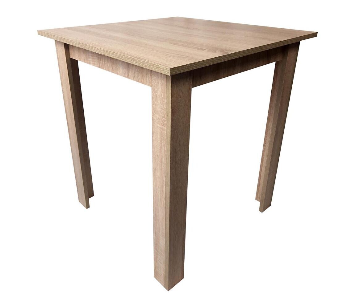 Femix Čtvercový jídelní stůl LEVI dub