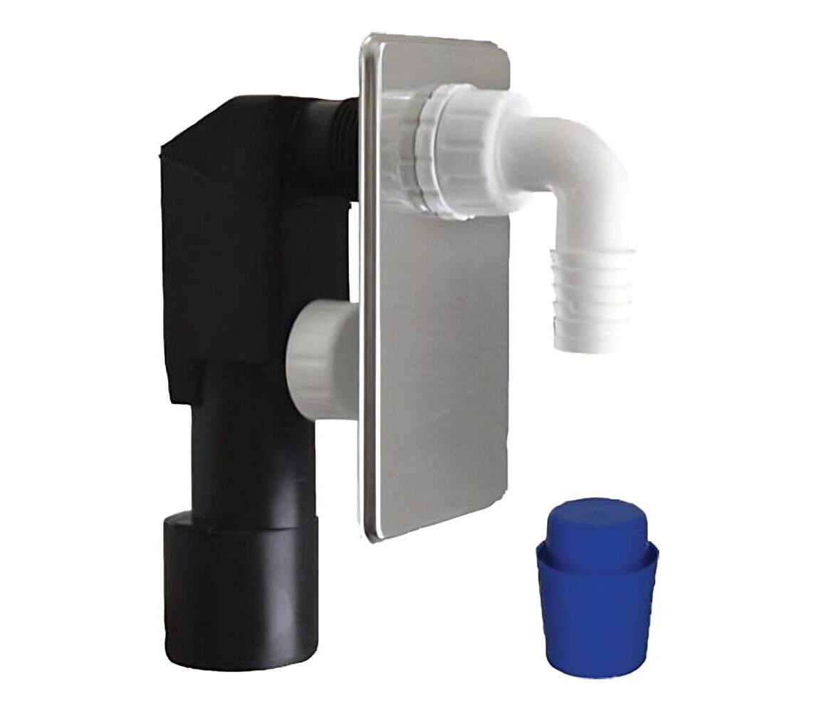 Bruckner Bruckner - Pračkový sifon pro podomítkovou instalaci DN40/50 leštěná nerez