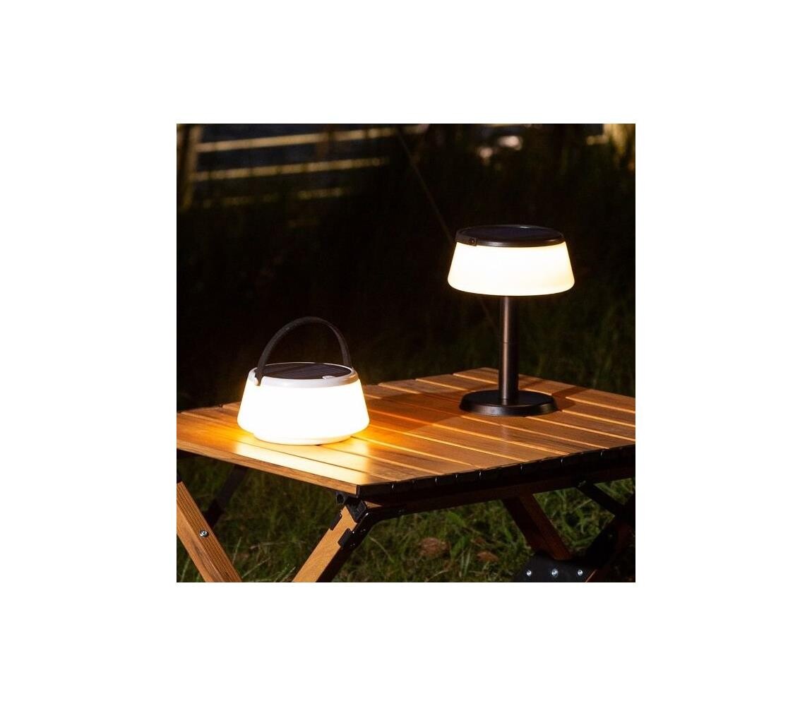 Zuma Line Zuma Line DT36111 - LED Stm. solární nab. lampa AURE LED/2,2W/2000mAh IP44 černá