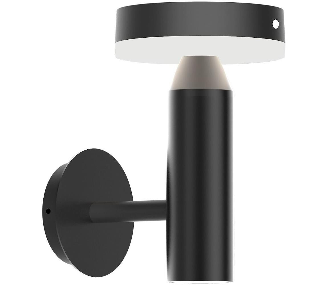 Zuma Line Zuma Line WT33611 - LED Solární nástěnná lampa CARLI LED/4,5W/2000mAh IP44 černá