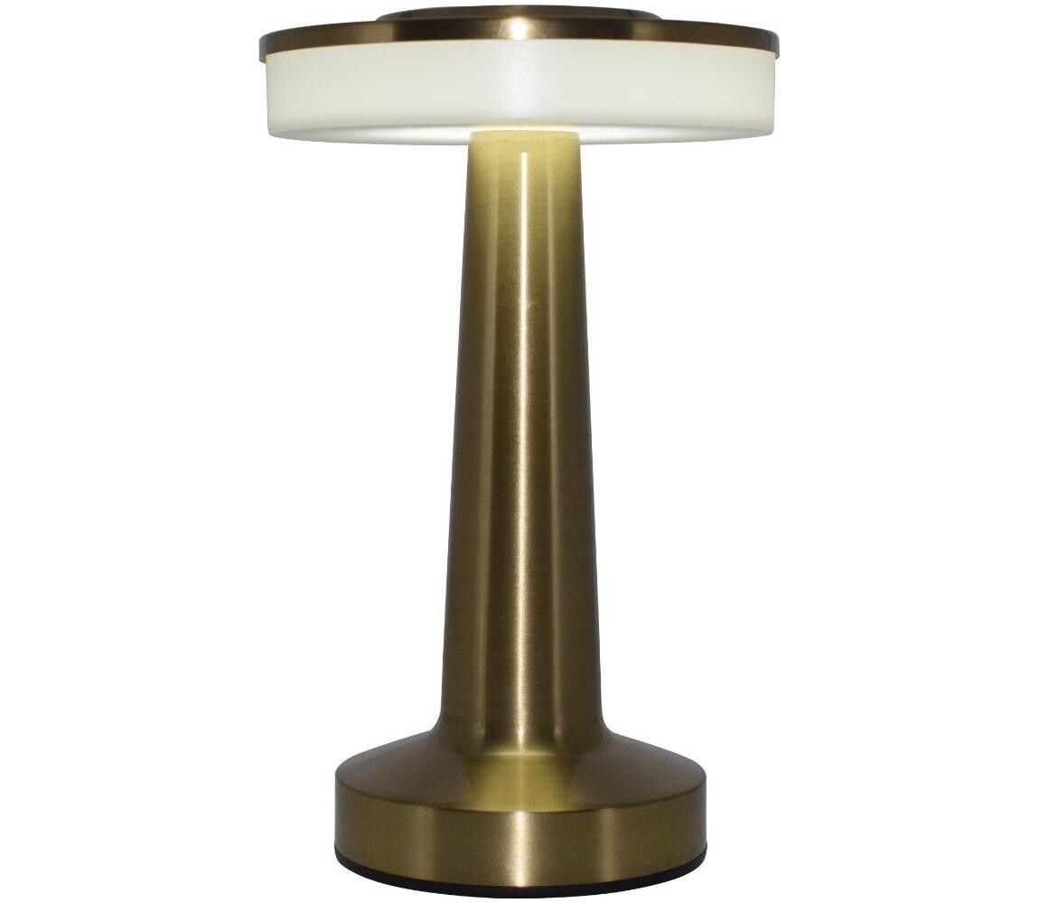 Zuma Line Zuma Line ETLED-53C-SB - LED Stm. nab. stolní lampa SONET LED/2,5W/1200mAh zlatá