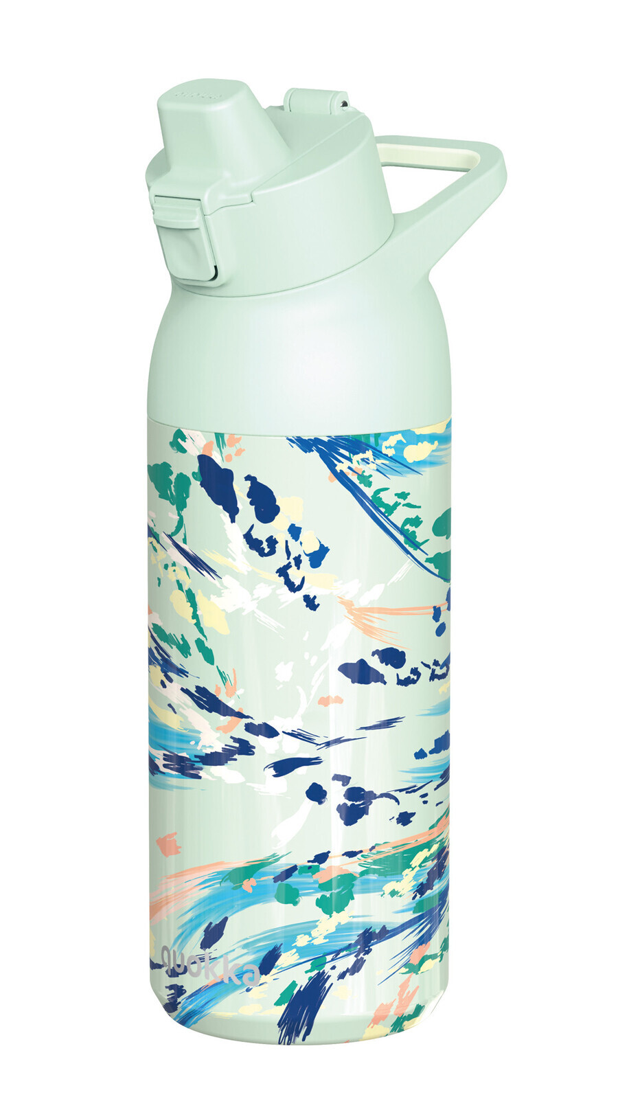 Nerezová sportovní láhev s pítkem Tide, 700ml, Quokka, acrylic paint
