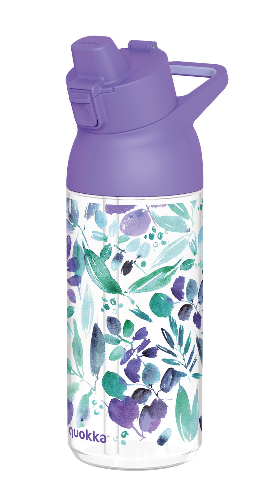 Tritanová sportovní láhev s pítkem Swift, 785ml, Quokka, violets