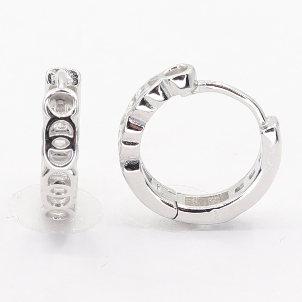 Stříbrné náušnice 113331