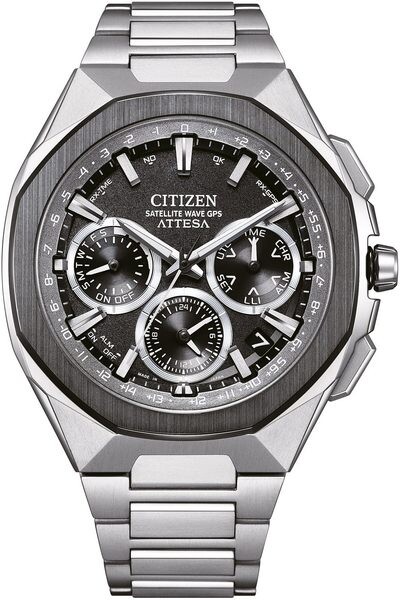 Citizen Attesa Spaceship Satellite Wave GPS CC4104-53E