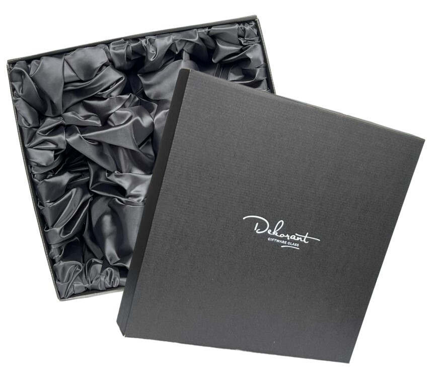 Rottweis MALÁ dárková krabice na karafu na whisky a 6 whiskovek BLACK