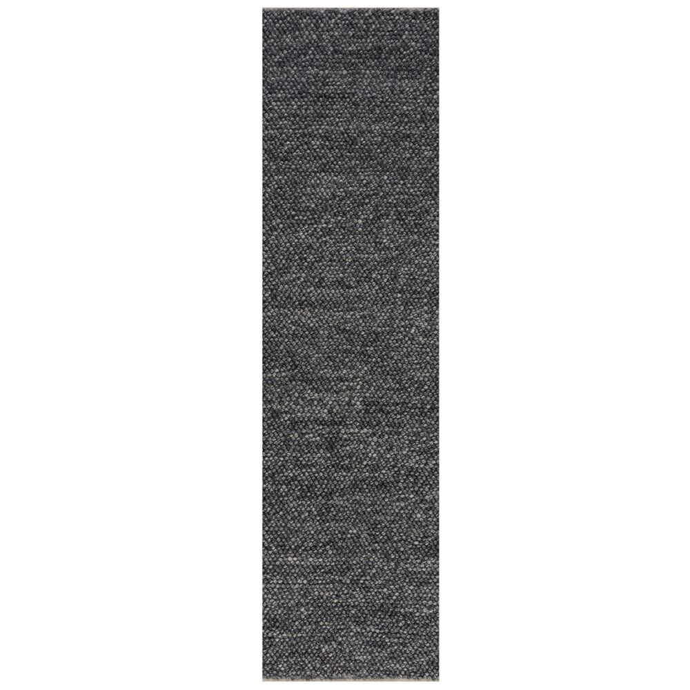Ručně tkaný běhoun Minerals Dark Grey - 60x230 cm Flair Rugs