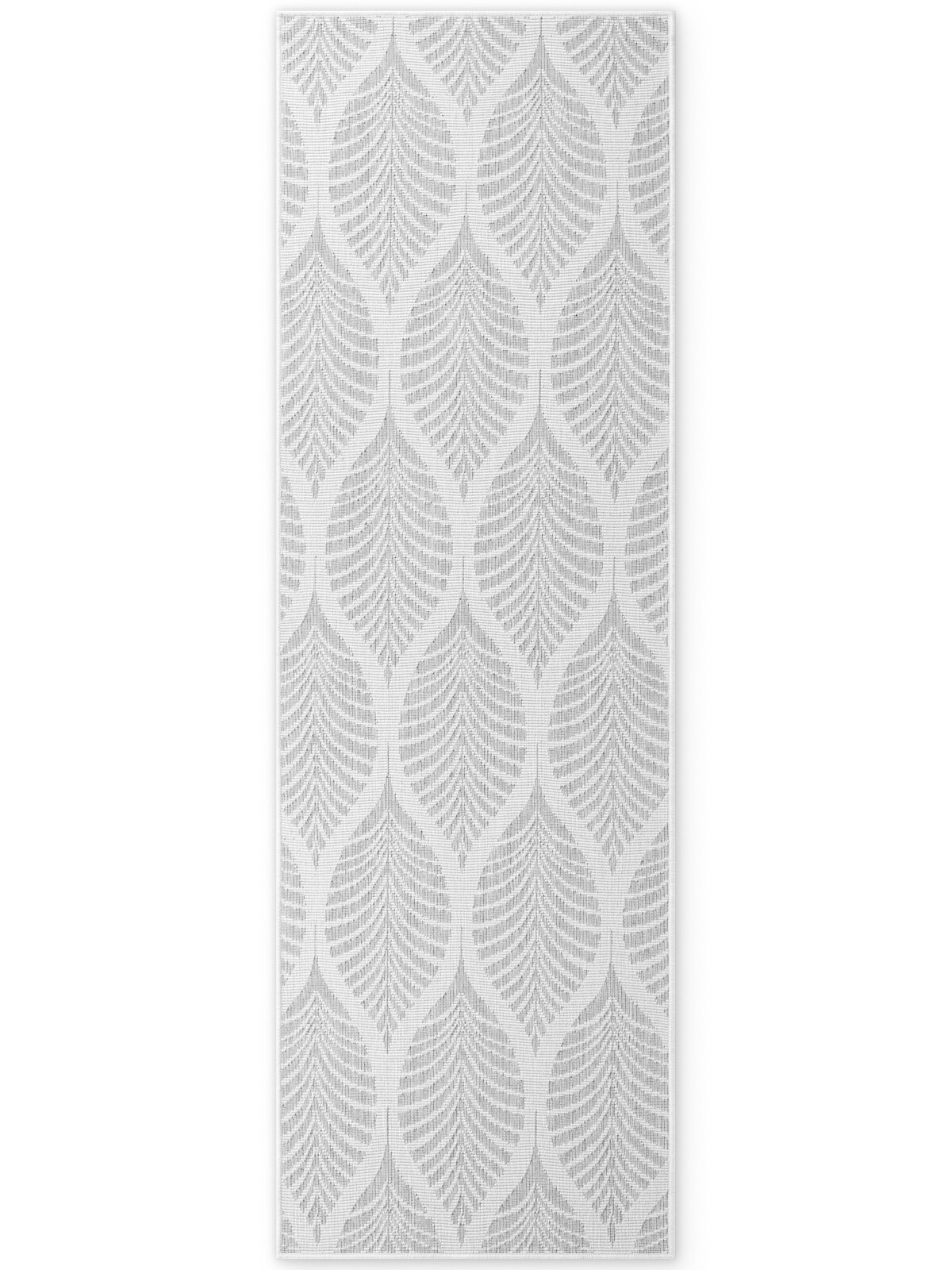 Běhoun Duet Liora White/Gray - na ven i na doma - 80x250 cm NORTHRUGS