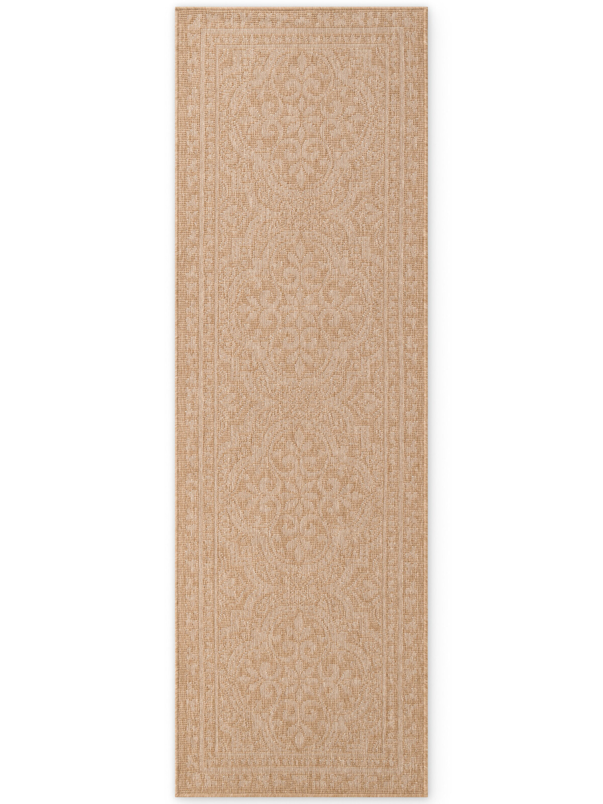 Běhoun Duet Rosel Beige/White - na ven i na doma - 80x250 cm NORTHRUGS