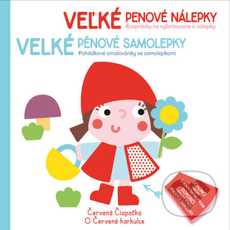 Velké pěnové samolepky O Červené karkulce - YoYo Books