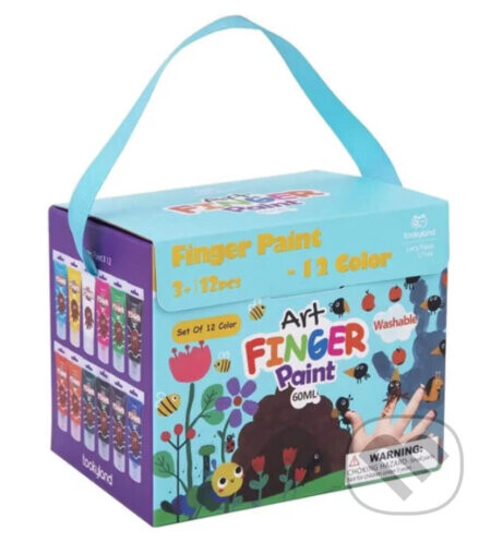 Prstové farby 12 ks - Tookyland
