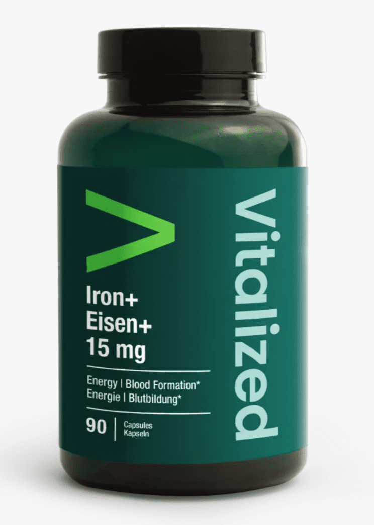 Vitalized Iron+ Eisen+, železo 15 mg, 90 kapslí