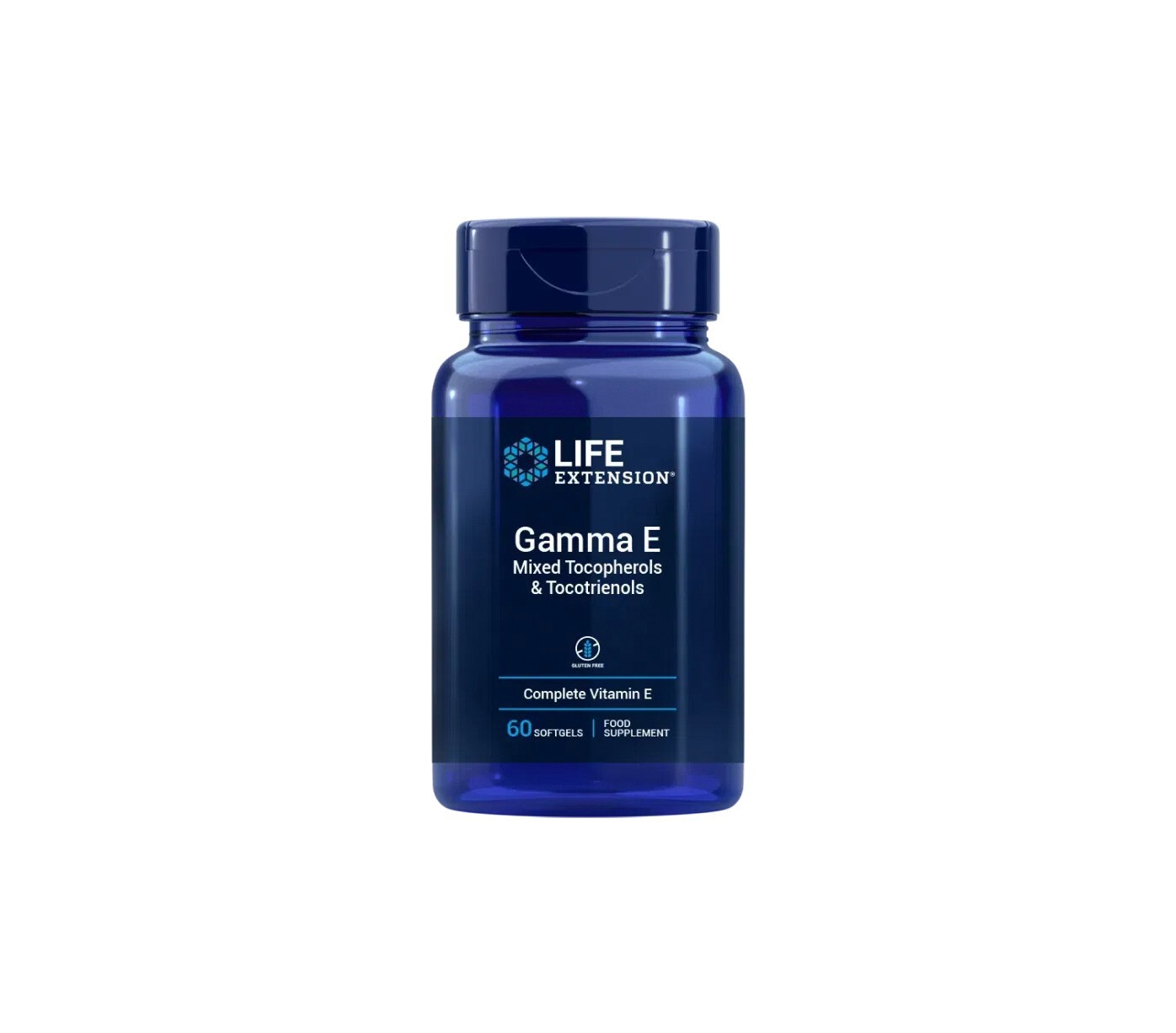 Life Extension Gamma E with Tocopherols & Tocotrienols, vitamín E, 60 softgel kapslí