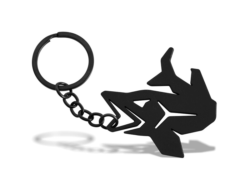 Klíčenka s otvírákem na láhve Delphin PIKENER-černá