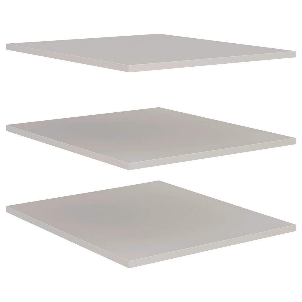 Dieter Knoll SADA VKLÁDACÍCH POLIC, světle šedá, 48,7/54,4/1,6 cm