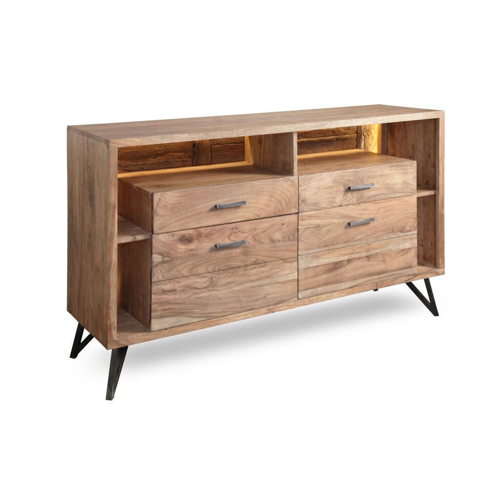 Livetastic KOMODA, akácie, barvy akácie, 145/94/40 cm