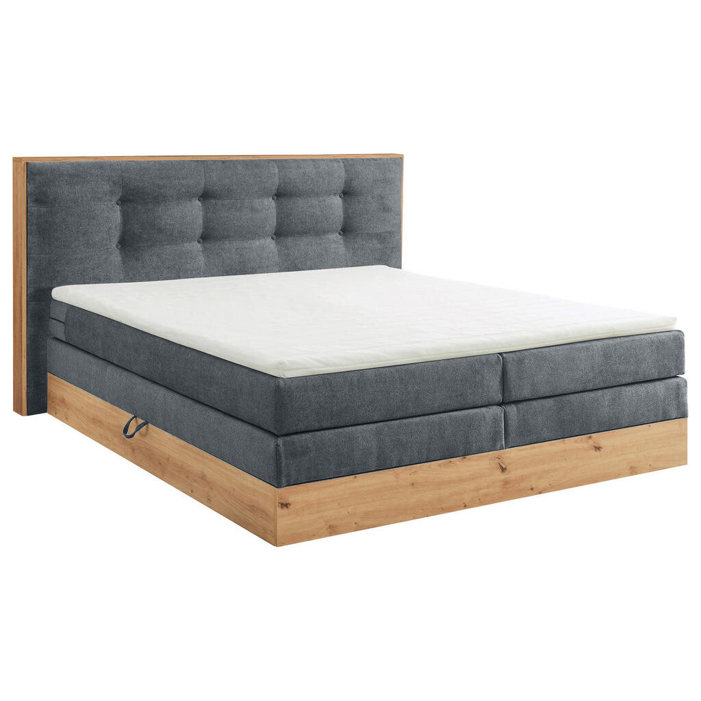 Livetastic POSTEL BOXSPRING, 180/200 cm, antracitová