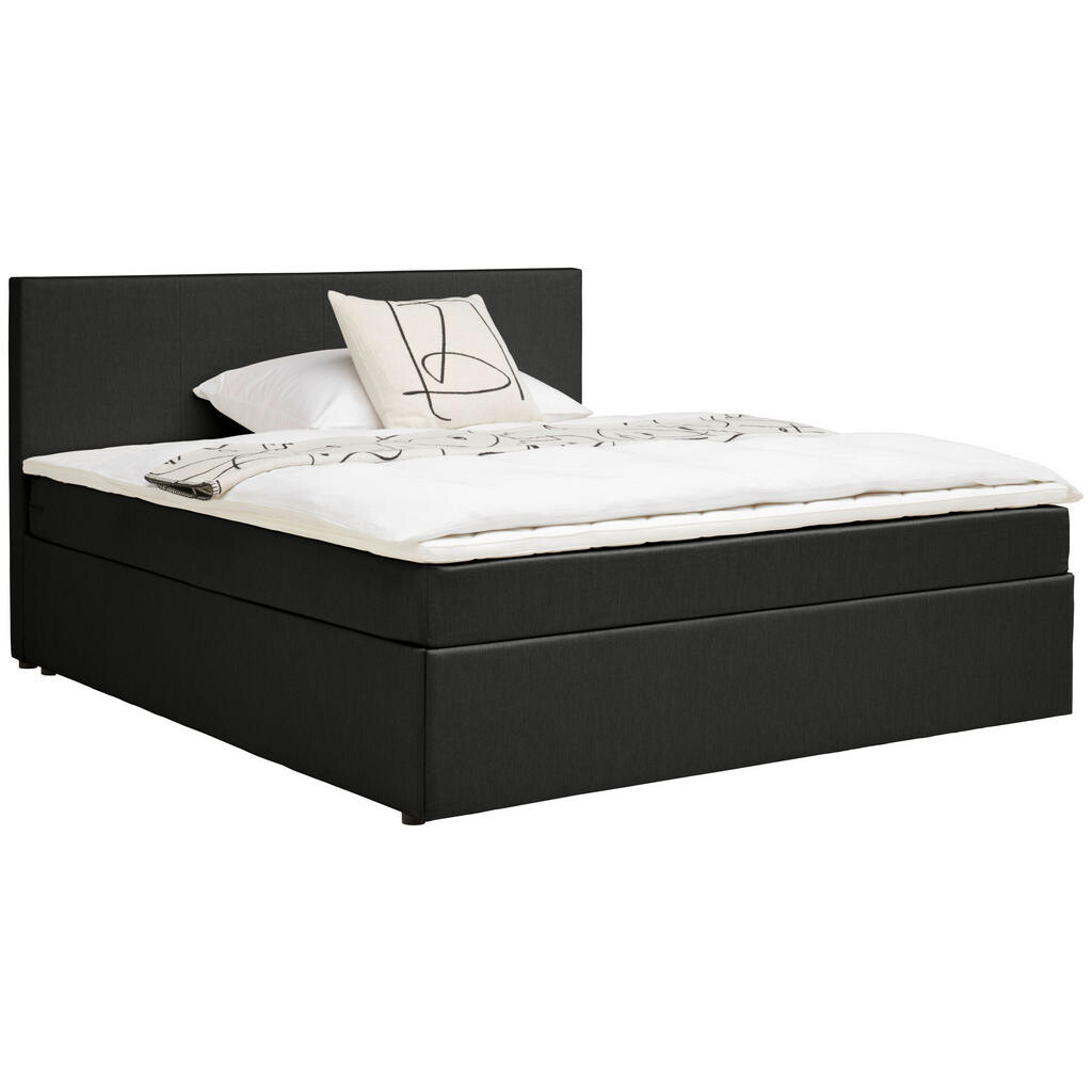 P & B AMERICKÁ POSTEL, 200/200 cm, šedá